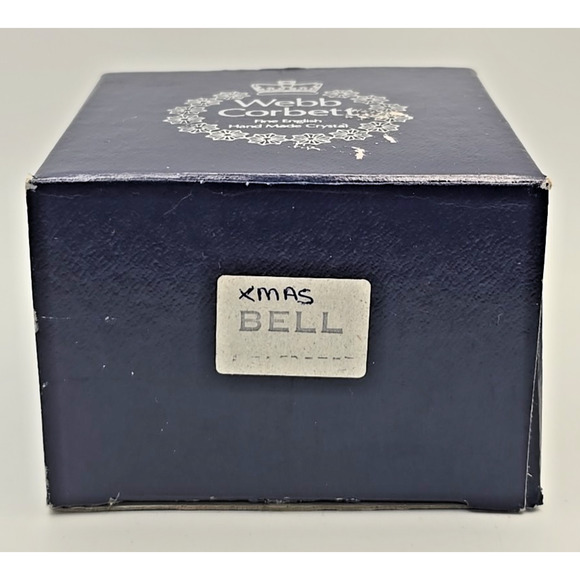 Webb Corbett Handmade Lead Crystal Snowflake Bell Ornament made in England U97 - Picture 9 of 9